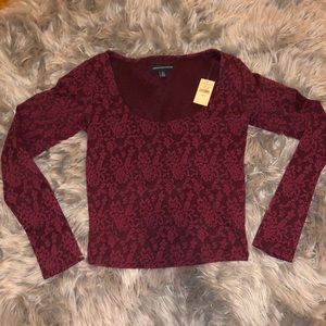 NWT Lace crop top